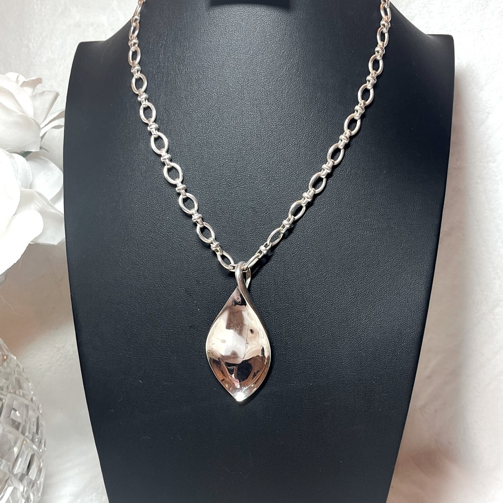 Sterling Silver Modernist Freeform Pendant